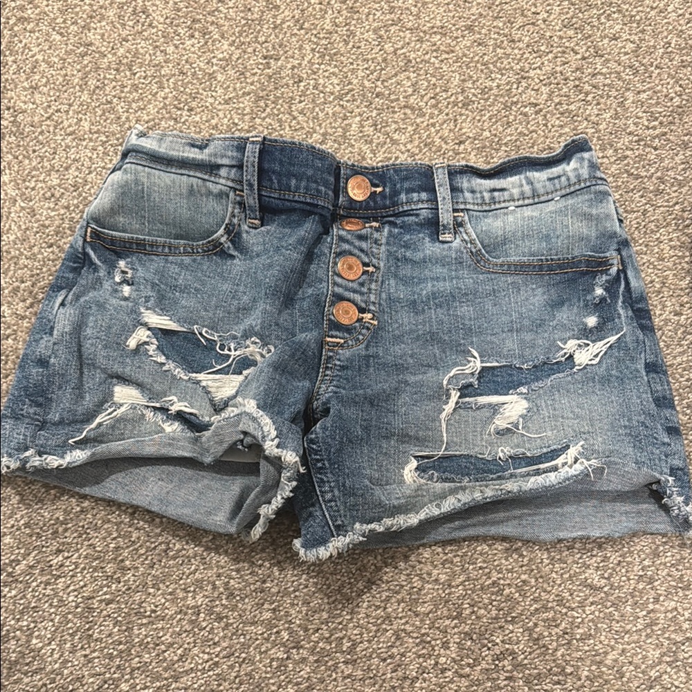 Denim Distressed Women's Shorts